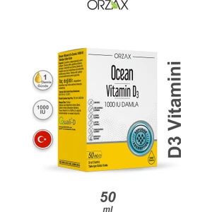 Ocean Vitamin D3 1000 Iu Damla 50 Ml