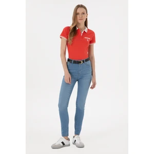 U.S. Polo Assn. Kadın Açık Mavi Pantolon (Jean) 50266282-DN0021