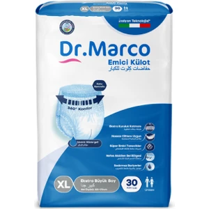 Dr Marco  Yetişkin Emici Külot Hasta Bezi  30 Adet