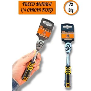 Ekinler El Aletleri 72 Diş1/4 Cırcırlı Kutu Anahtarı