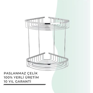 Çelik Banyo Igk Yapı - Destina İkili Süngerlik 19X19 cm (25-112)