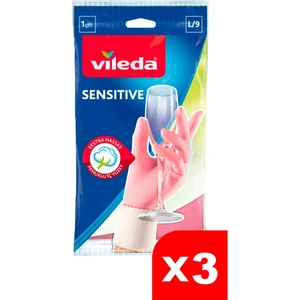 Sensitive Bulaşık Eldiveni Büyük Boy L/9 x 3 Paket