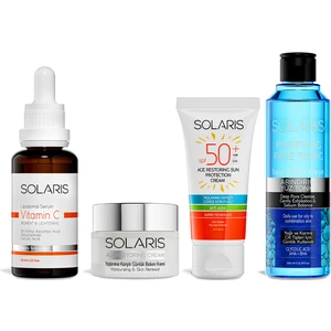 C Serum 30 ml ve  Anti Age Bakım Kremi 50 ml ve  Güneş Kremi 50 ml ve Tonik 200 ml