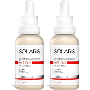 Onarıcı & Besleyici Retinol Cilt Bakım Serumu 30 ml x 2 Adet (1% Retinol ve Hyaluronic Acid)
