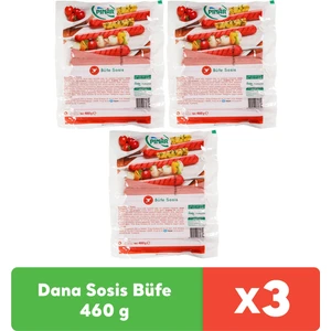 Dana Sosis Büfe 460 g x 3 adet