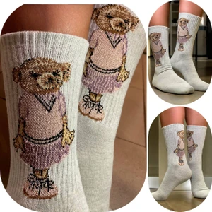 Simli Teddy Hediyelik Çorap Hediyesi