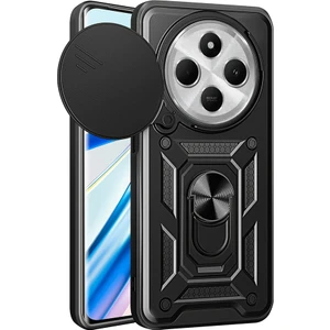 Tekno Grup Xiaomi Redmi 14C 4g Kılıf Magnetik Stand Olabilen Kamera Korumalı Vega Kapak - Siyah