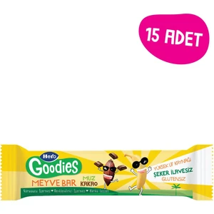 Hero Goodies Muz Kakao Meyve Bar 30g x 15