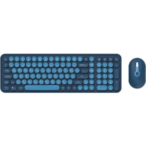 Bkb6 Daktilo Model Gri Ev Ofis Iş Yeri 2.4 Ghz Kablosuz Klavye Mouse Seti