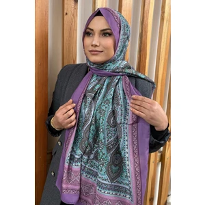 Hanzade Eşarp Etnik Desen Soft Şal
