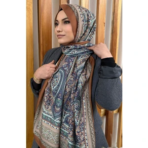 Hanzade Eşarp Etnik Desen Soft Şal