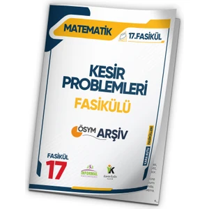 2025 Dgs Matematik Kesir Problemleri Ösym Çıkmış Soru Bankası Modüler Set Çözümlü 17.fasikülü