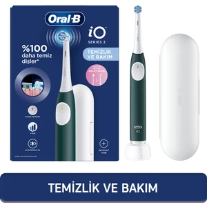 iO 2 Şarjlı Diş Fırçası - Yeşil, Seyahat Kabı ile