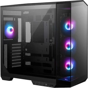 MAG PANO 100R PZ WHITE Temperli Cam 3x120mm 1x120mm ARGB Fan ATX Beyaz Panoramik Gaming Bilgisayar Kasası