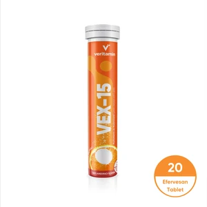 Vex-15 Multivitamin Ve Multimineral 20'li Efervesan Tablet Takviye Gıda
