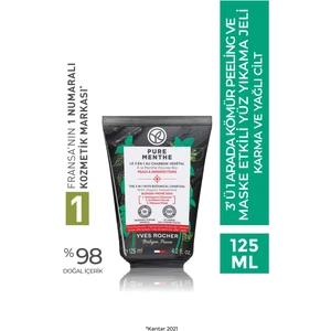 Yves Rocher Akneye Eğilimli Ciltler Için Pure Menthe Peeling Etkili Prebiyotik Yüz Yıkama Jeli-125 Gr-42885