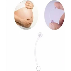 Bioplast Şeffaf Hamile Göbek Piercing Keloid Karşıtı