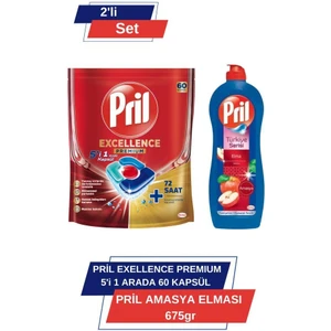 Excellence Premium 5’i 1 Arada 60'lı Kapsül + Amasya Elması 675  gr