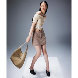 3D Slogan Baskılı Etek TS1250004081030