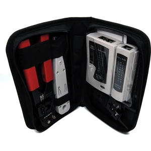 Network Tool Set Includes:- 1x Lsa Punch Down Tool- 1x Modular Crimping Tool 8P8C- 1x Wire Cutting And Stripping Tool- 1x Cable Tester RJ11/12/45