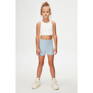 Mavi Melanj Basic Kız Çocuk Dans Şort