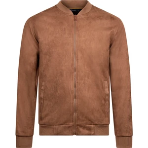 Kahverengi Regular Fit Bomber Yaka Mevsimlik Mont