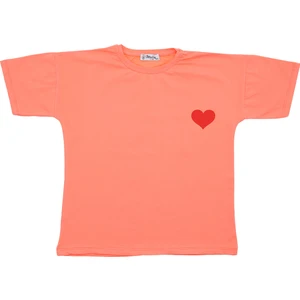 Kız Çocuk T-Shirt Arka Baskılı