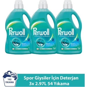 Yenileme Spor Giysiler 3x 2.97 lt 54 Yıkama (162 Yıkama )