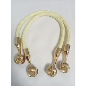 Hobi Durağı Örgülü  Deri Görünümlü Çanta Sapı- Çiftli