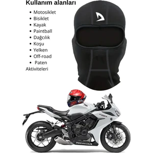 Domin Spor Motosiklet Balaklava Termal Motorcu Maske Termal Çok Amaçlı Sporcu Maskesi