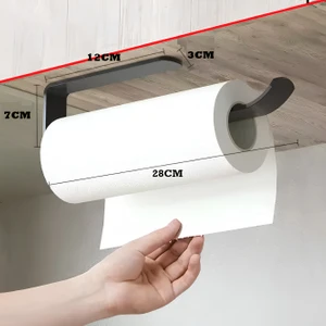 Metal Siyah Kağıt Rulo Havluluk, Peçetelik 3 m Yapışkanlı