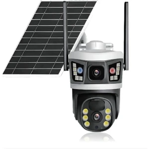 Çift Kameralı Wifi Solar Ptz Kamera V380 Pro Yazılım