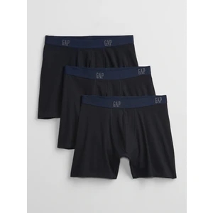 Erkek Lacivert Gap Logo 3'lü Boxer Seti