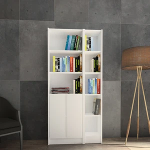 Yeti Mobilya Kuta FLAT85 Kitaplık 2 Kapaklı Kütüphane