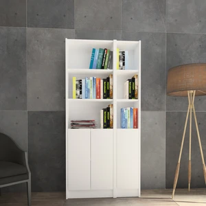 Yeti Mobilya Kuta FLAT85 Kitaplık 3 Kapaklı Kütüphane