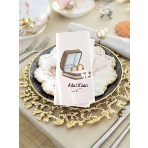 Lion Baskı ve Organizasyon Söz Nişan Baskılı Peçete 20 Adet