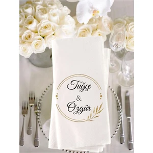 Lion Baskı ve Organizasyon Baskılı Söz Düğün Nişan Peçetesi 20 Adet