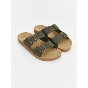 LC Waikiki Steps Çift Bantlı Erkek Terlik