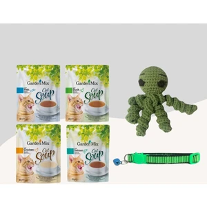 Garden Mix Kediler İçin 3lü Set Yeşil
