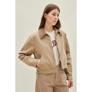 Regular Fit Kontrast Yakalı Cepli Pamuklu Ceket Mont E6260AX25SP