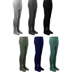 Çocuk 3lü Pamuklu Külotlu Çorap Gri ONL-02623