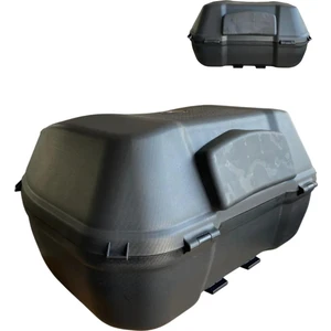 Super Moto  52 Litre Motosiklet Çantası Topcase Çift Kask Alır Tien Sırt Dayama Pedli Otomatik Kilitli Supermto