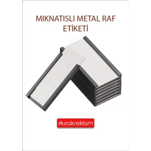 DRK PRINT Mıknatıslı raf etiketi