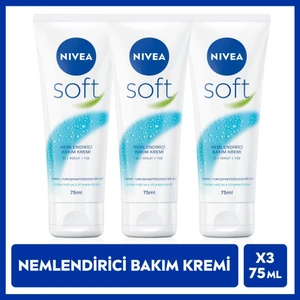 Soft Nemlendirici Bakım Kremi 75 ml X3 Adet