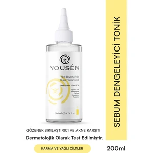 Yağlı ve Karma Ciltler İçin Gözenek Sıklaştırıcı ve Sebum Dengeleyici Tonik