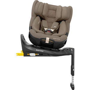 Emerald 360 Pro I-Size Dünyanın Ilk Kızaklı, Araç Dışına Çıkabilen Isofix'li 360 Dönebilir Yatabilir 0-36 kg Bebek Oto Koltuğu Authentic Truffle