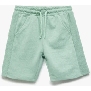 Basic Şort Beli Bağlamalı Cepli