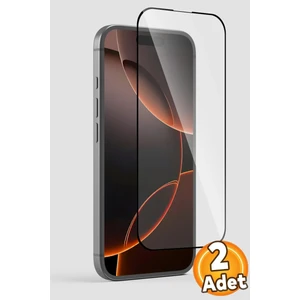 iPhone 16 Pro Max Tam Kaplayan Anti-Static Esd Cam Ekran Koruyucu 6d Glass (2 Adet)