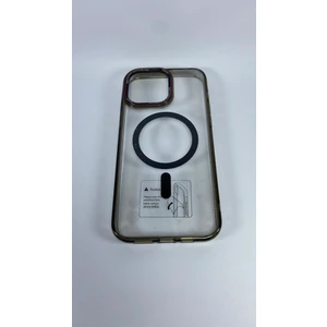 Apple iPhone 15 Pro Max Uyumlu Hoparlör Korumalı Magsafe Transparan Rex Cover Silikon Kılıf