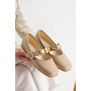 Modafrato STL-110 Turalı Babet Günlük Kadın Ayakkabı Ev Babeti